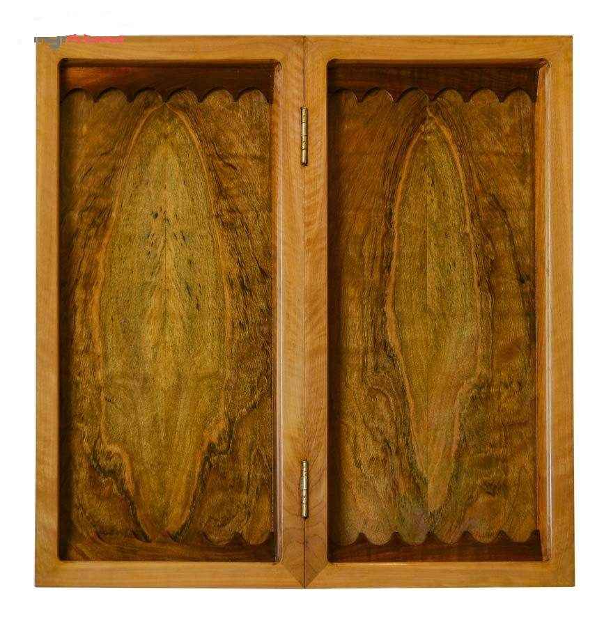 لوحة لعبة الطاولة من الخشب المنحوت باليد مع التراث الإيراني – كأس خيام