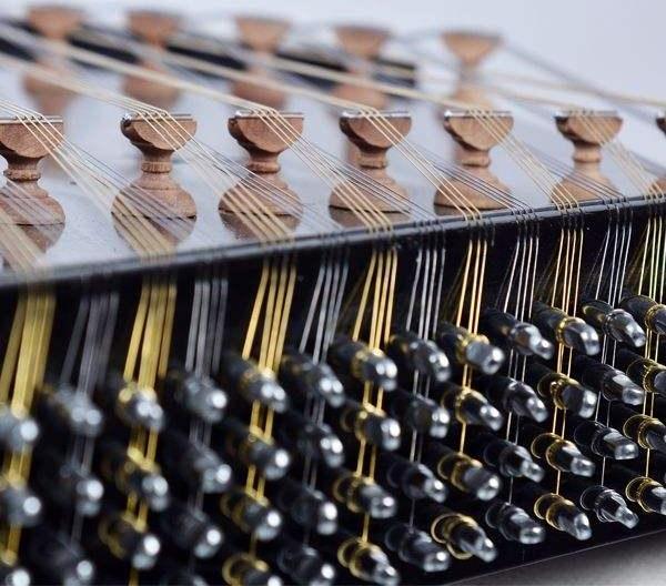 السنطور الإيراني – دوزيمر مطروق مصنوع يدويًا بواسطة فافاهي، 1 ختم