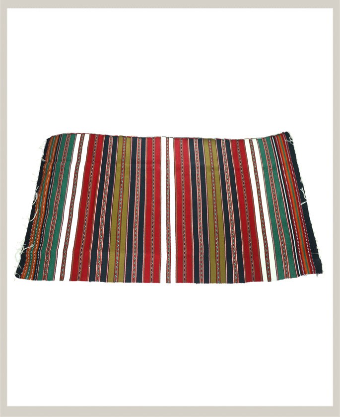 سجادة جاجيم إيرانية أصيلة منسوجة بخطوط موديل قبيلة