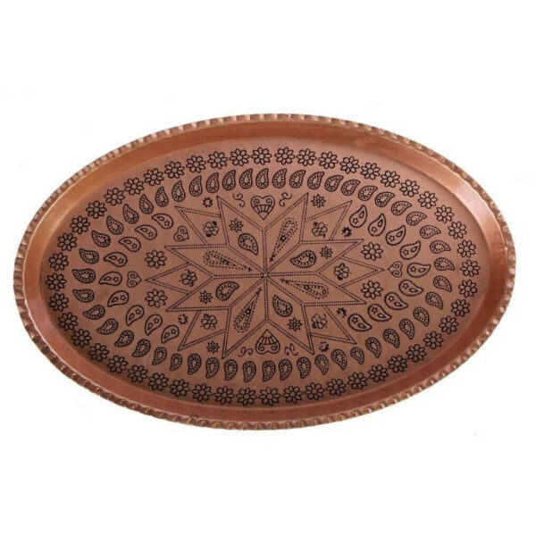 صينية تقديم نحاسية إيرانية مطروقة تقليدياً ZH17