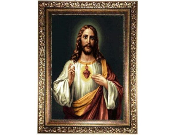 سجادة تصويرية إيرانية تصور المسيح