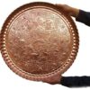 صينية تقديم نحاسية إيرانية مطروقة تقليدياً 56 سم