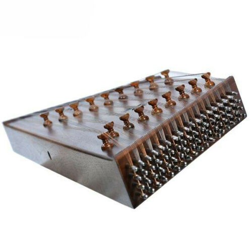 السنطور الإيراني – دوزيمر مطروق مصنوع يدويًا بواسطة ففائي، 3 أختام