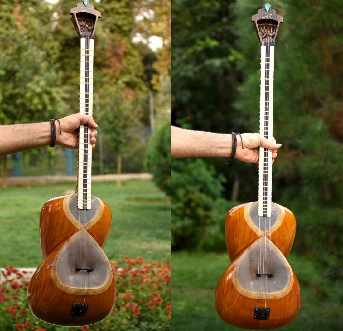 أداة تار الإيرانية – مصنوعة يدوياً بواسطة إيرانساز، نموذج آذرخش