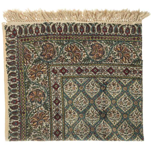 مفرش طاولة إيراني: طباعة قالب كالامكاري التقليدية من أصفهان - 24