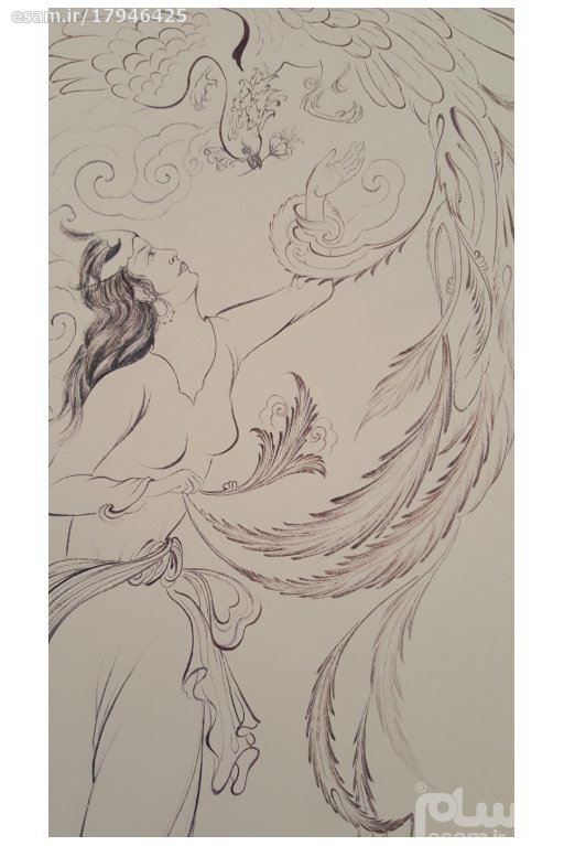 الرسم التصويري منمنمة فارسية الأصلي: ألوان مائية – رغبة في الحب