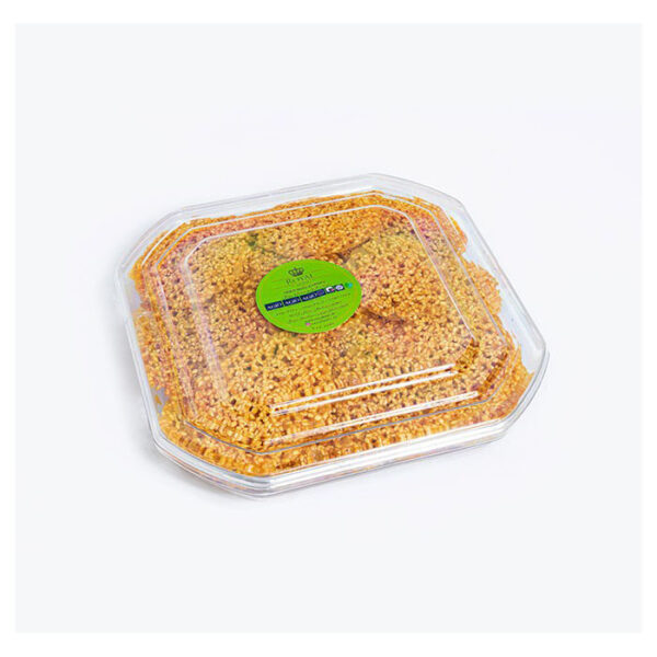 السوهان الإيراني أصالة: توفي السمسم مع ماء الورد والزبيب