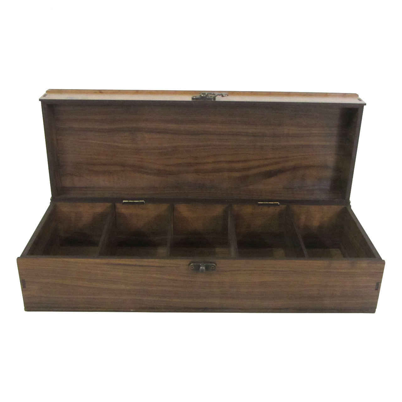 صندوق منظم لأكياس الشاي الخشبية T2000