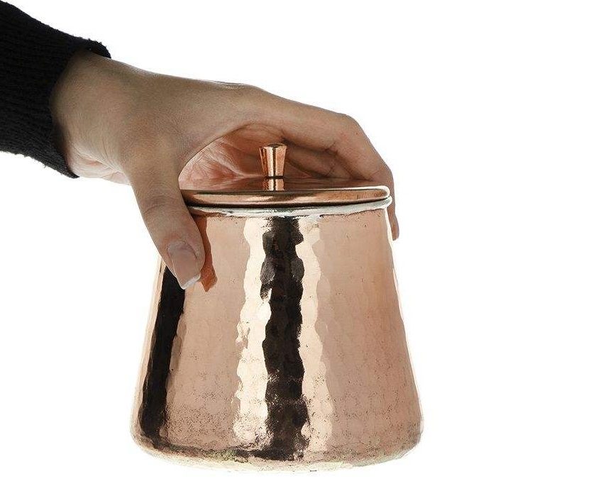 وعاء الديزي الإيراني من النحاس مع غطاء لطهي  التشريب