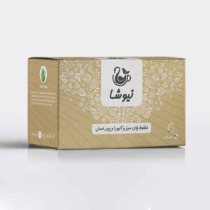 شاي أخضر بنكهة الألوة فيرا والعسل نيوشا – 70 جرام (10 عبوات)