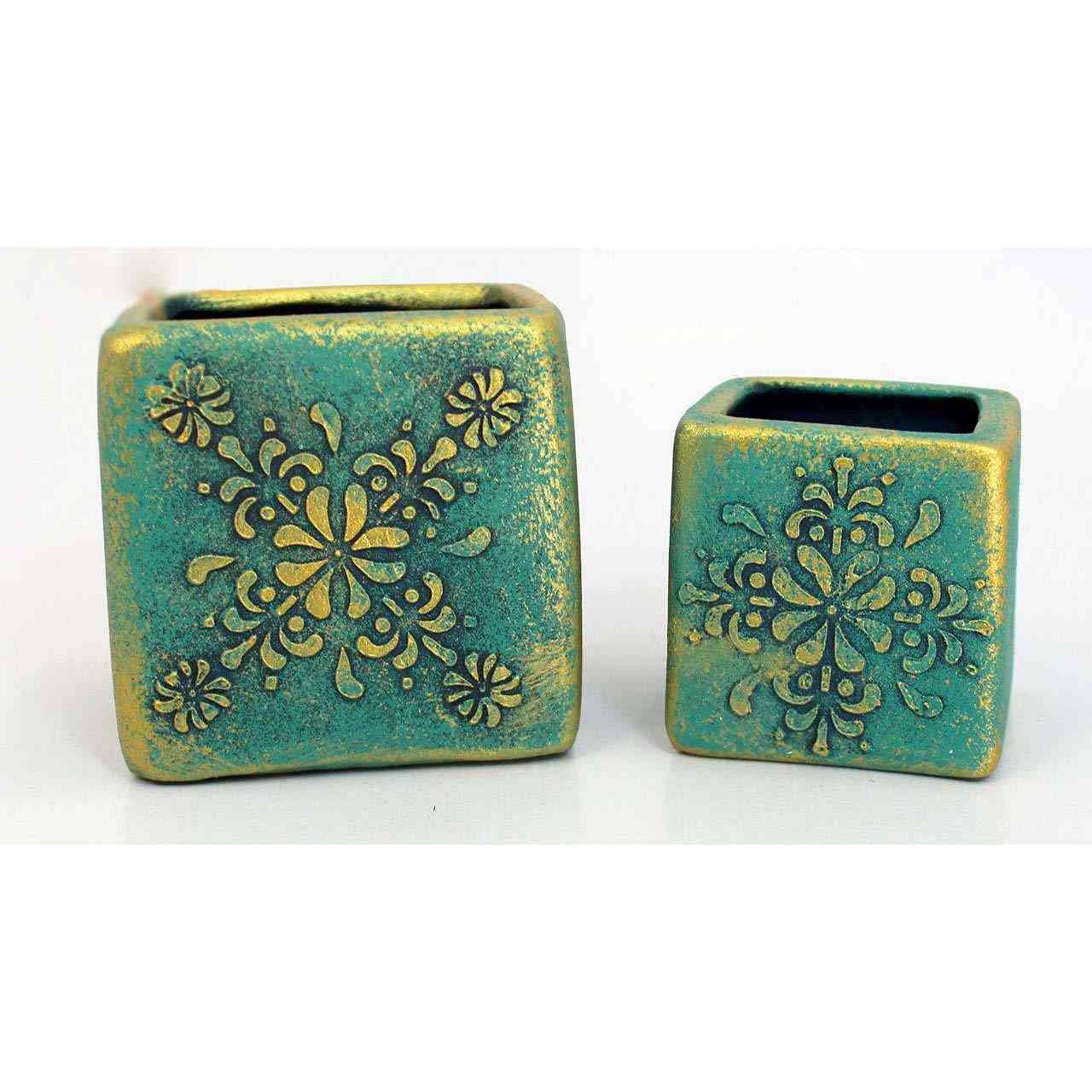 حامل قلم من الخزف الإيراني المصنوع يدويًا للمكتب – طراز الأناقة، نگار