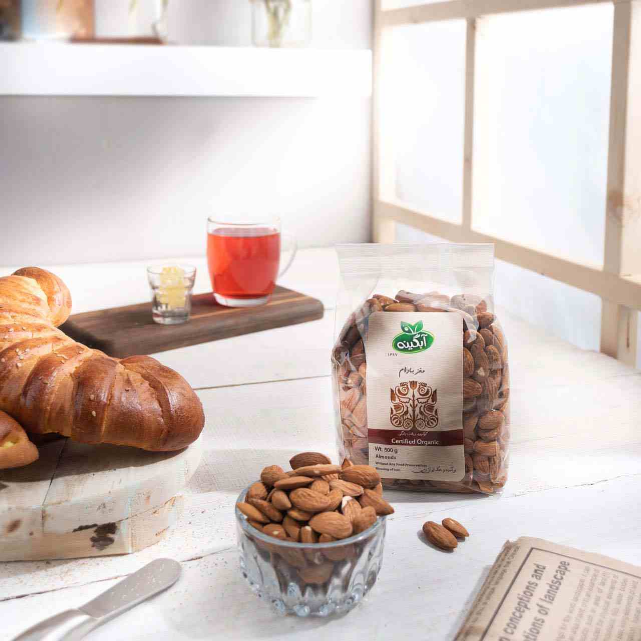 لوز غير مقشر وعضوي 100% – 500 جرام