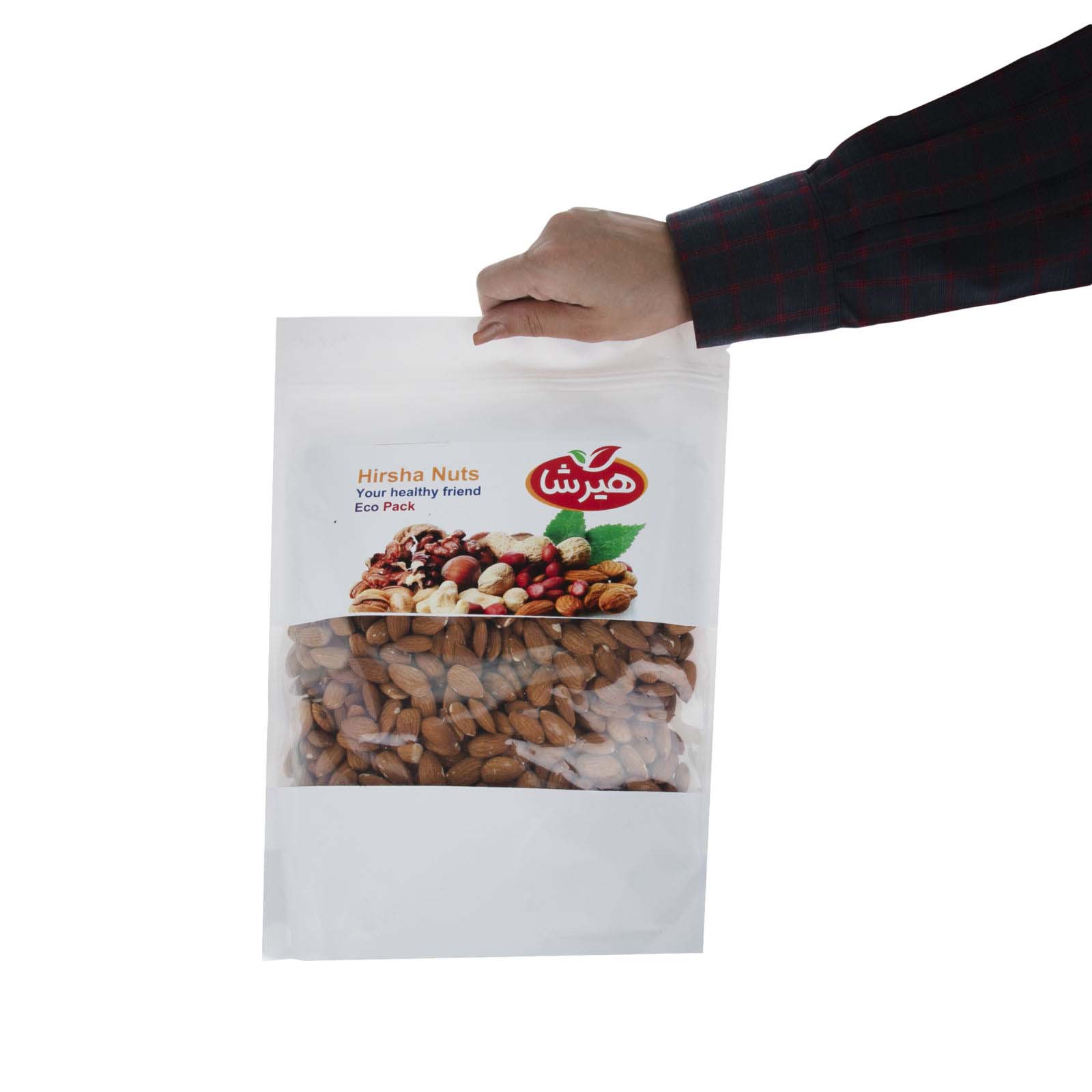 لوز غير مقشر محمص – عضوي 100% ولذيذ – 1000 جرام