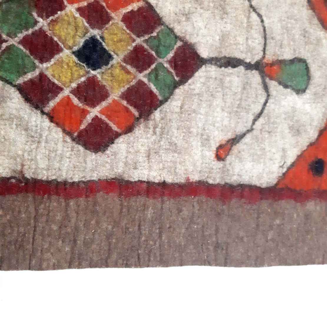 سجاد صوف إيراني مرقع 100% طبيعي ومصنوع يدويًا Teb306