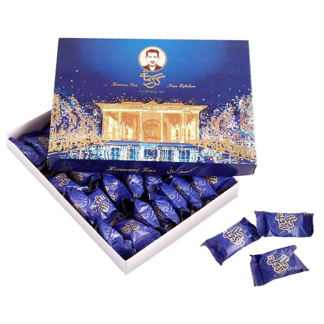 كرماني VIP من السما: 42% فستق – نوجا إيرانية بالفستق مع ماء الورد