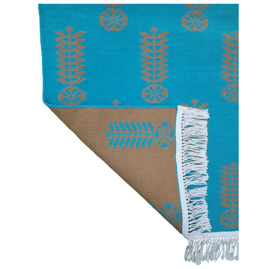 سجادة زيلو إيرانية محبوكة يدويًا تغطي الأرضية – لون أخضر