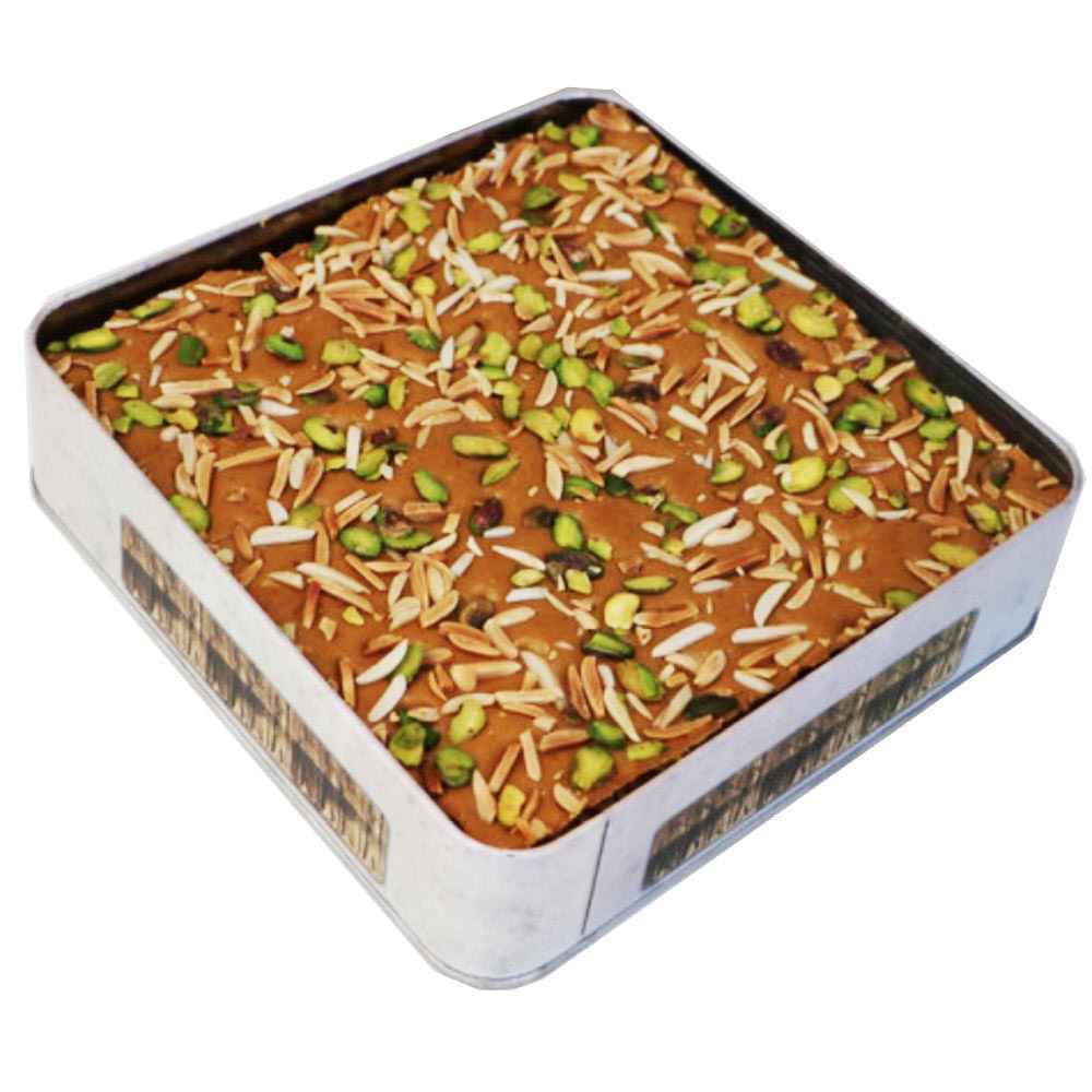 السوهان الإيراني أصالة: الفستق واللوز مع ماء الورد