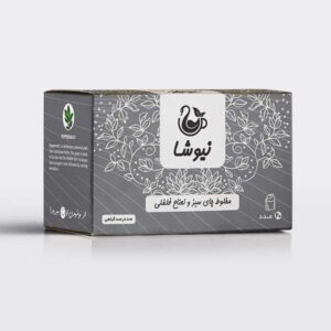 شاي أخضر بنكهة النعناع الفلفلي نيوشا – 70 جرام (10 عبوات)