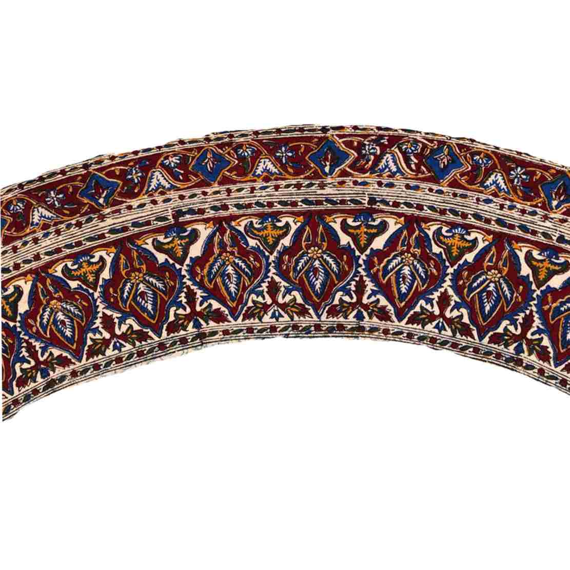 مفرش طاولة إيراني: طباعة قالب كالامكاري التقليدية من أصفهان إسلامي