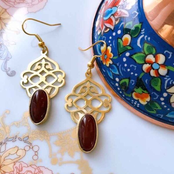 أقراط نحاسية إيرانية بنموذج صبا