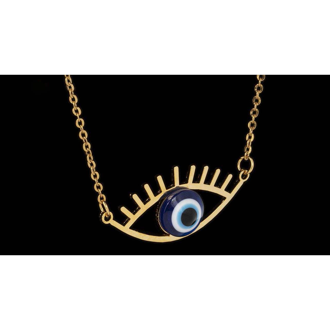 قلادة فولاذية فنية بعين الحسد (چشم نظر)