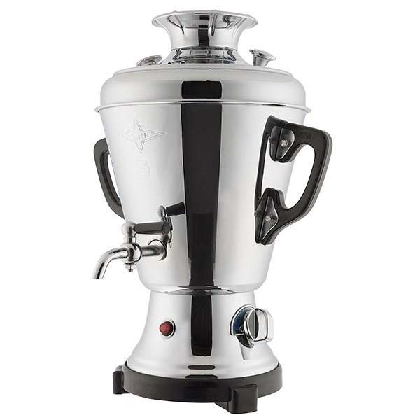 سماور كهربائي لصنع الشاي بتشطيب ناعم 6 لترات