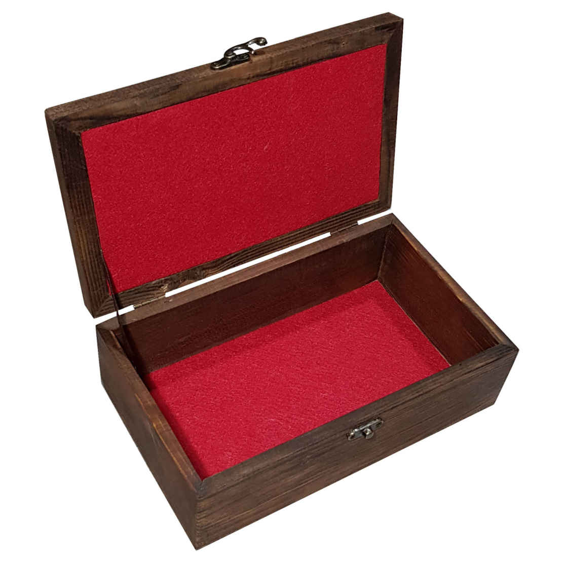 صندوق خشبي لهدايا مع نمط مستوحى من إيران وسجادة