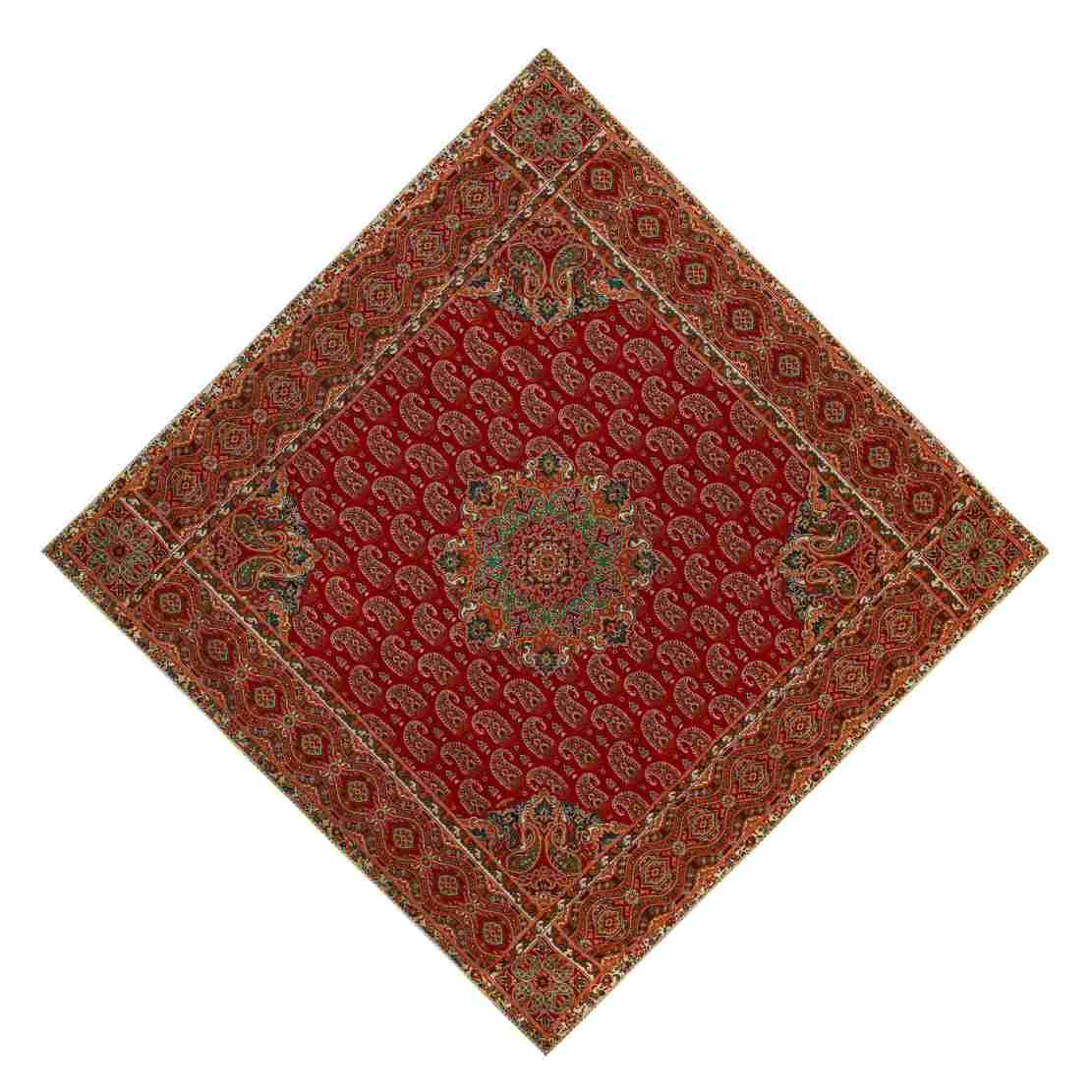 مجموعة من 5 غطاء طاولة تيرمه يزد فاخر بنقشة زهرية غب