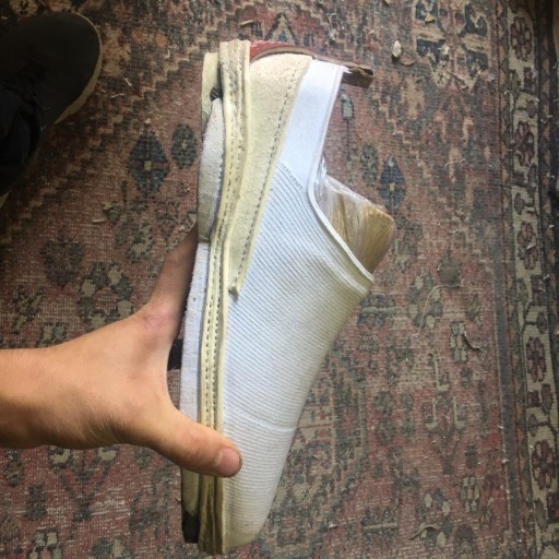 حذاء جيوة مالكي 100% قطن مصنوعة يدويًا