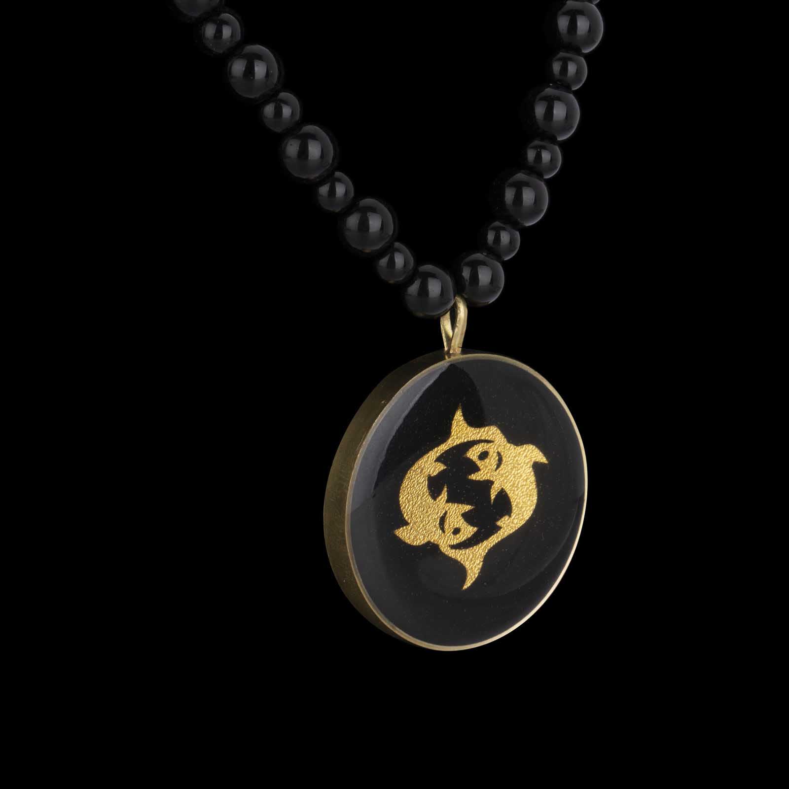 قلادة نحاسية إيرانية فنية – رمز أسفند