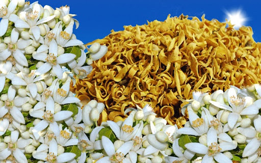 بتلات زهر البرتقال المجففة 700 غرام