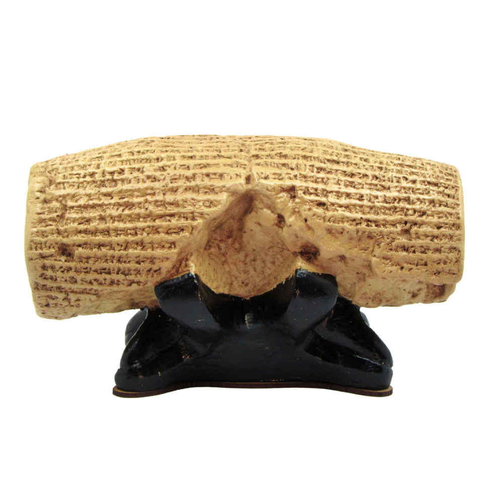 تمثال أسطوري لأسطوانة حقوق الإنسان لكوروش الأكبر