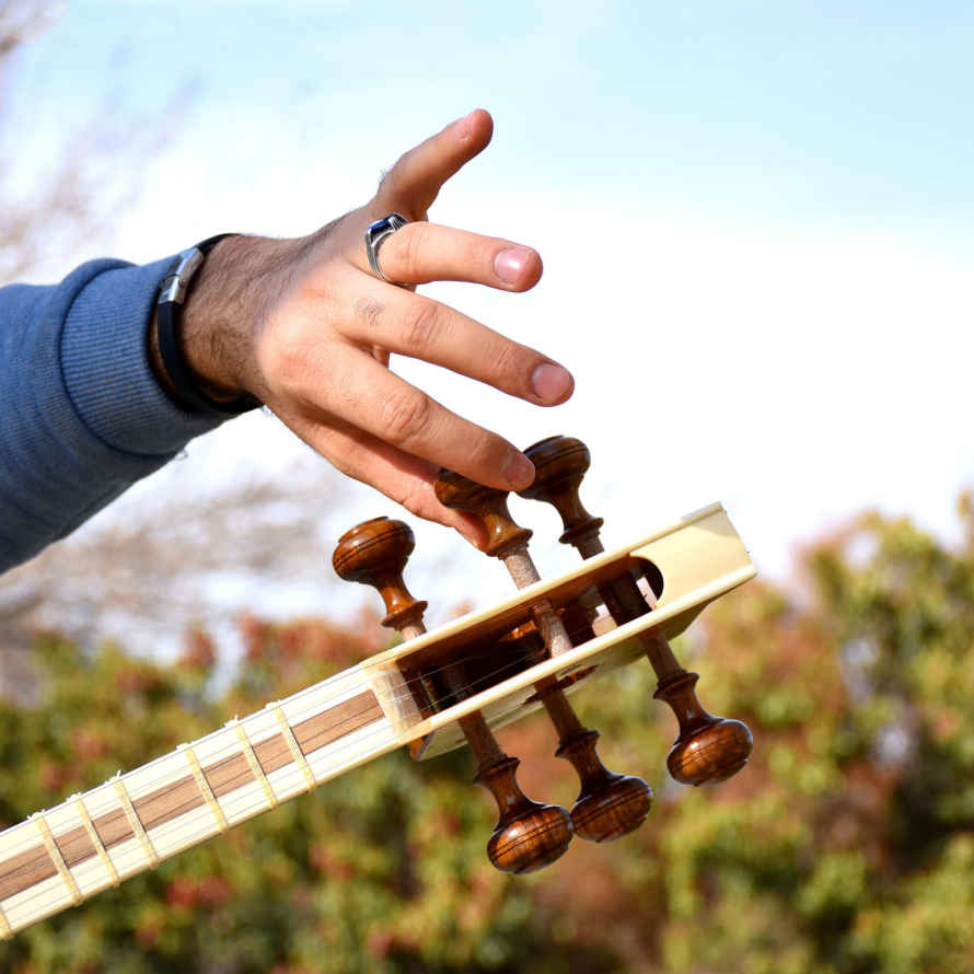 أداة تار الإيرانية – مصنوعة يدوياً بواسطة إيرانساز، نموذج 1 ختم