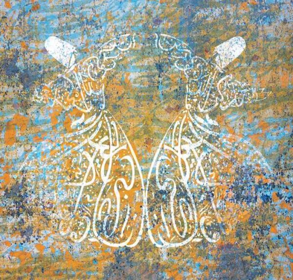 طباعة فنية على الحائط مصنوعة من الخشب - مجرة