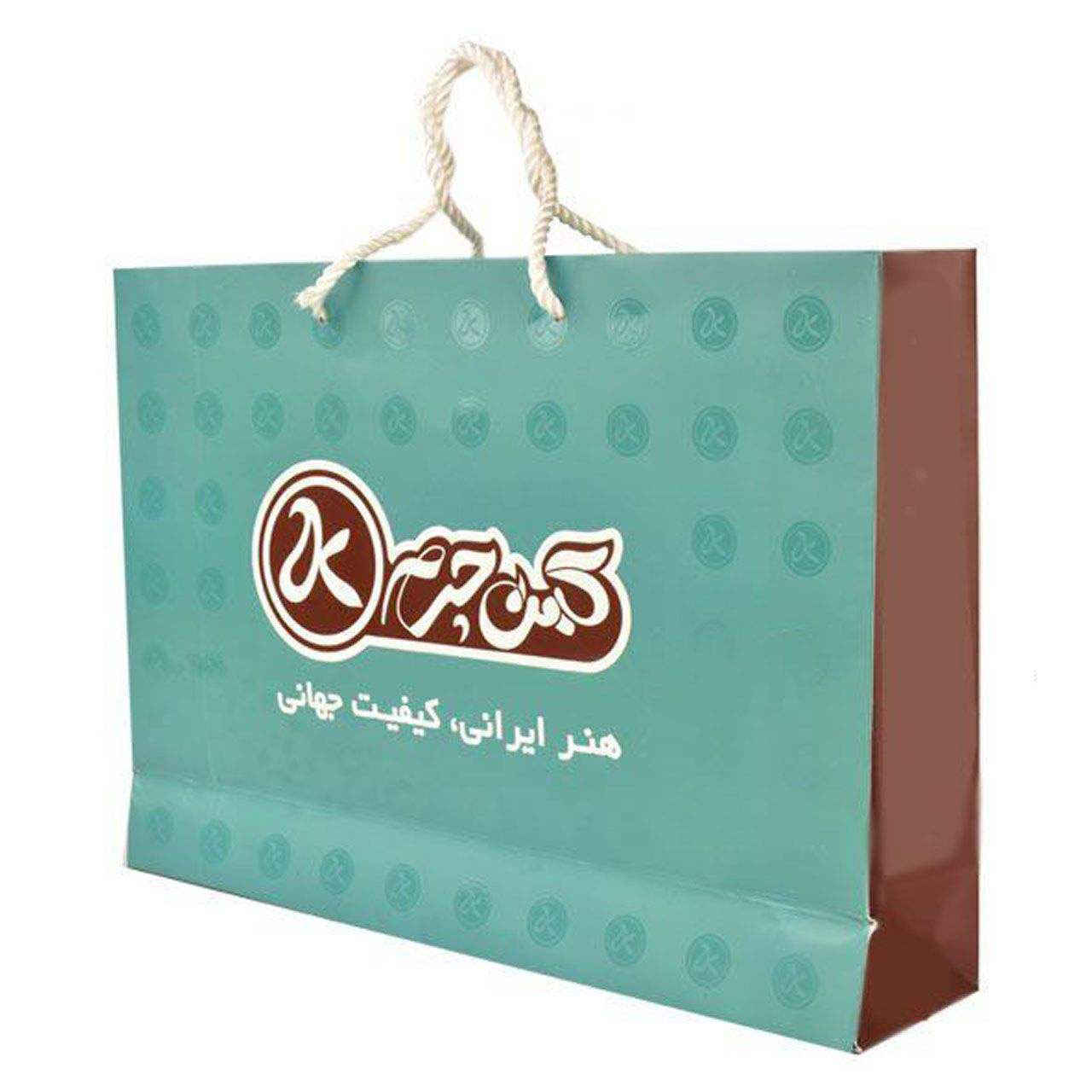 محفظة جلد إيرانية طويلة بتصميم فرافهر