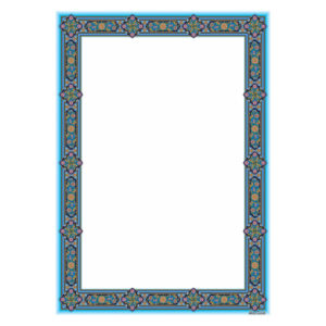 ورق تزهيب A4 بلون أزرق (100x)