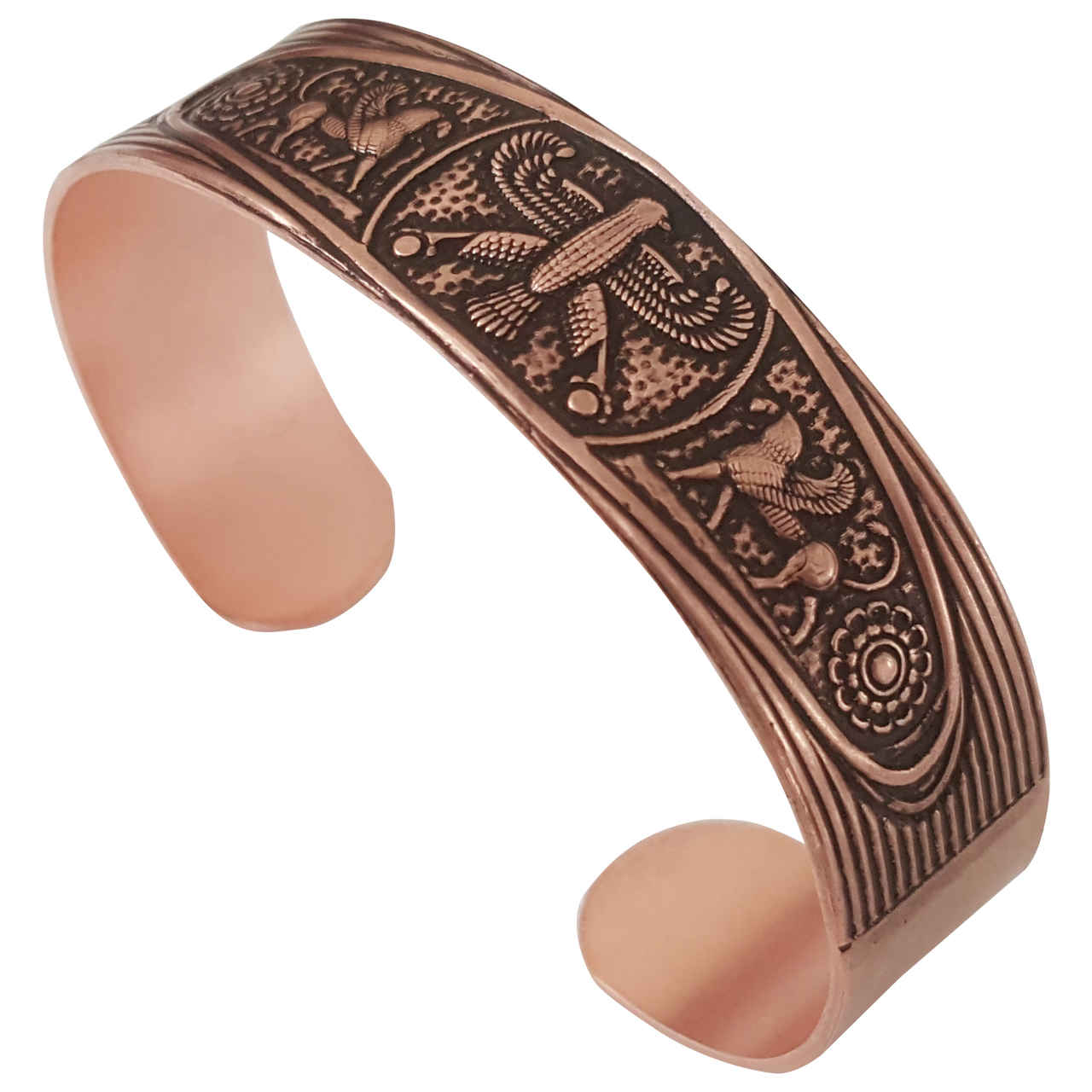 مجموعة من خاتم وسوار نحاسي إيراني موديل زرادشت