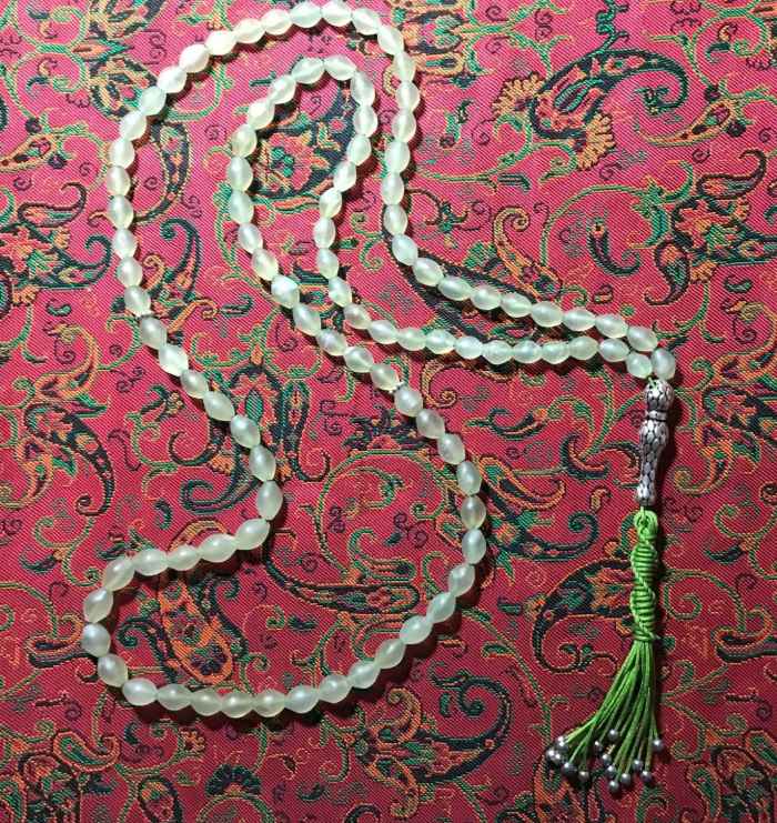السبحة الإسلامية المصنوعة من شاه مغصود الأفغاني مع 101 حبة تسبيح