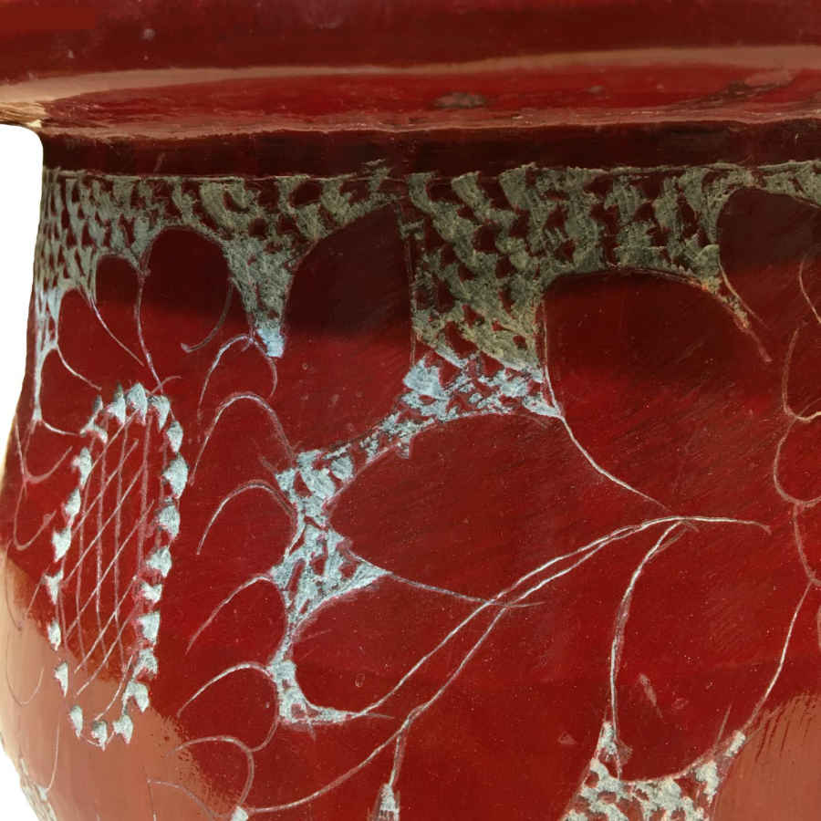 وعاء الديزي الإيراني من الحجر مع غطاء لطهي التشريب – بابون