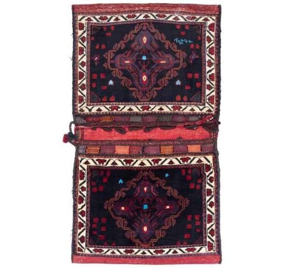 حقيبة سرج إيرانية عتيقة – مصنوعة يدويًا ومستعملة 102268