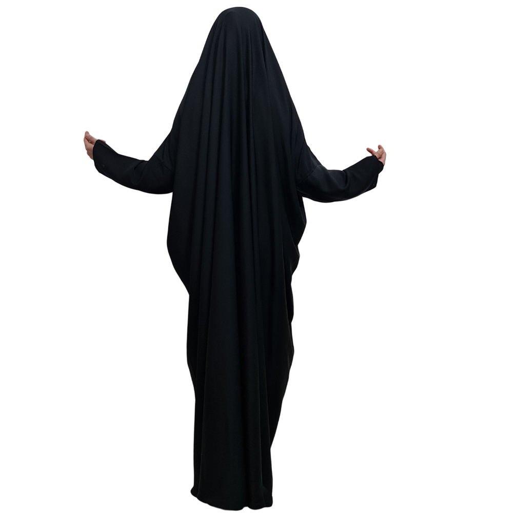شادر إسلامي عربي أسود حجاب للنساء والصلاة – تشادر