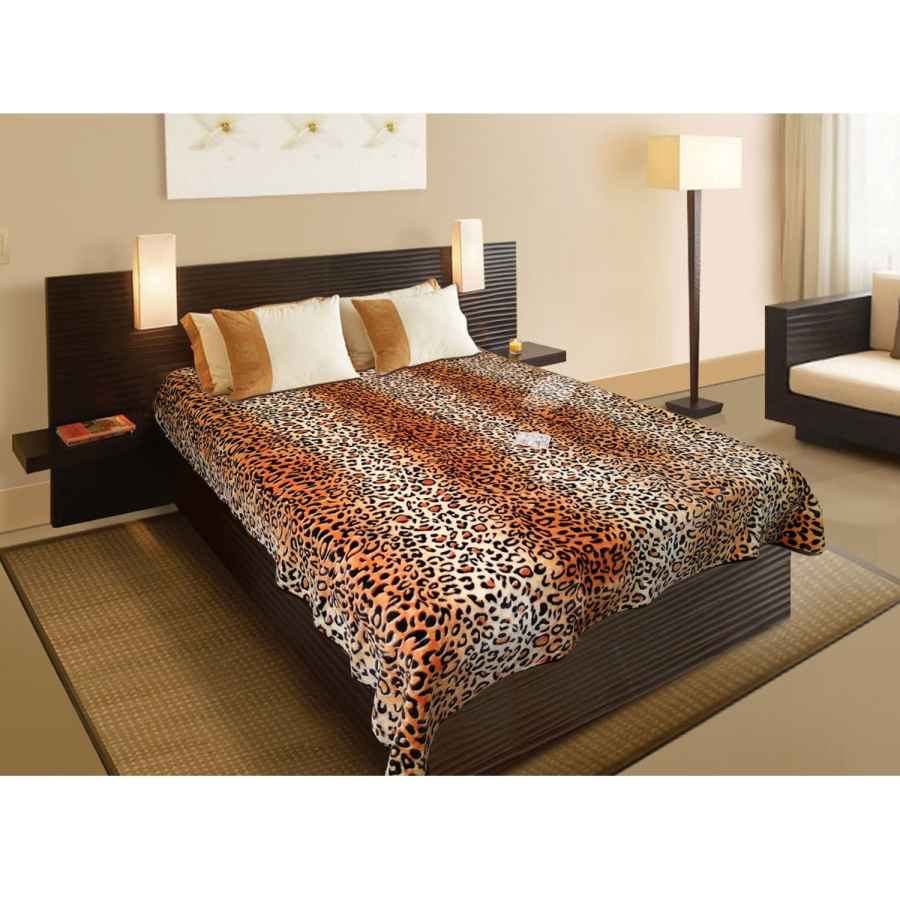 بطانية سرير مزدوج إيرانية من جولبافت ليوبارد
