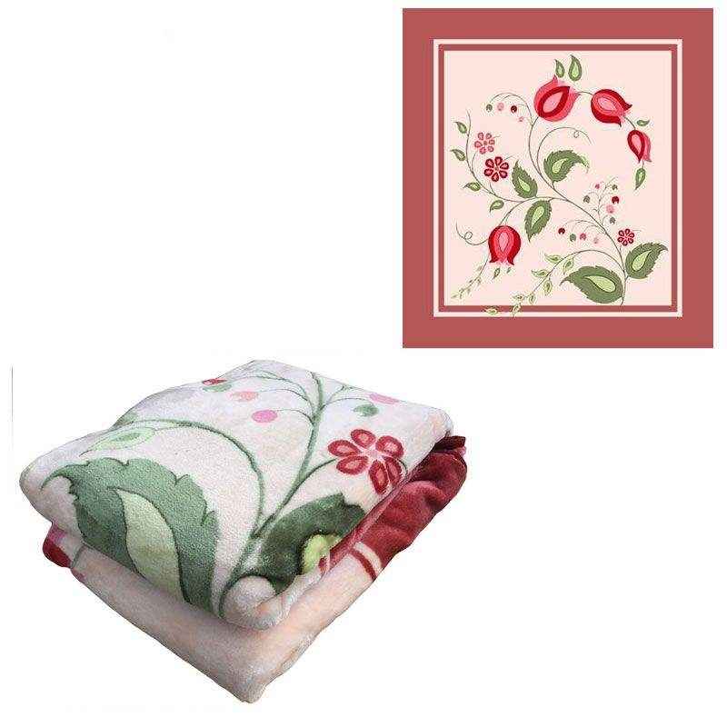 بطانية سرير فردي إيرانية من جولبافت بموديل برعم الزهرة