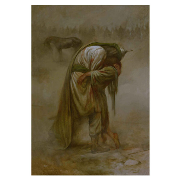 راية جداريه إسلامية لكربلاء للشيعة ومحرّم