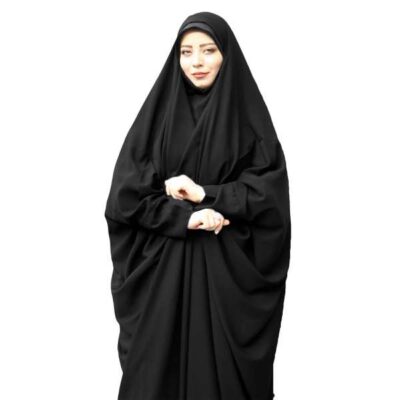 شادر إسلامي عربي أسود حجاب للنساء والصلاة – صَدَفِي