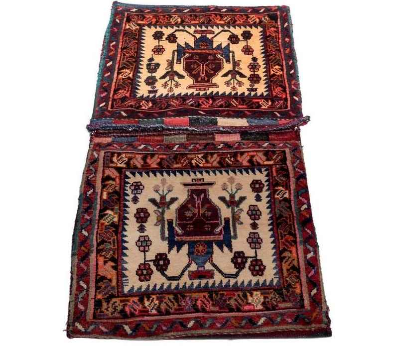 حقيبة سرج إيرانية عتيقة – مصنوعة يدويًا ومستعملة 102265