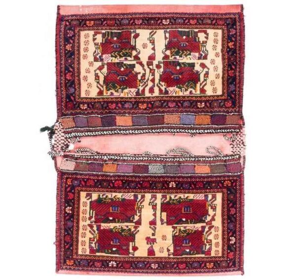 حقيبة سرج إيرانية عتيقة – مصنوعة يدويًا ومستعملة 102273