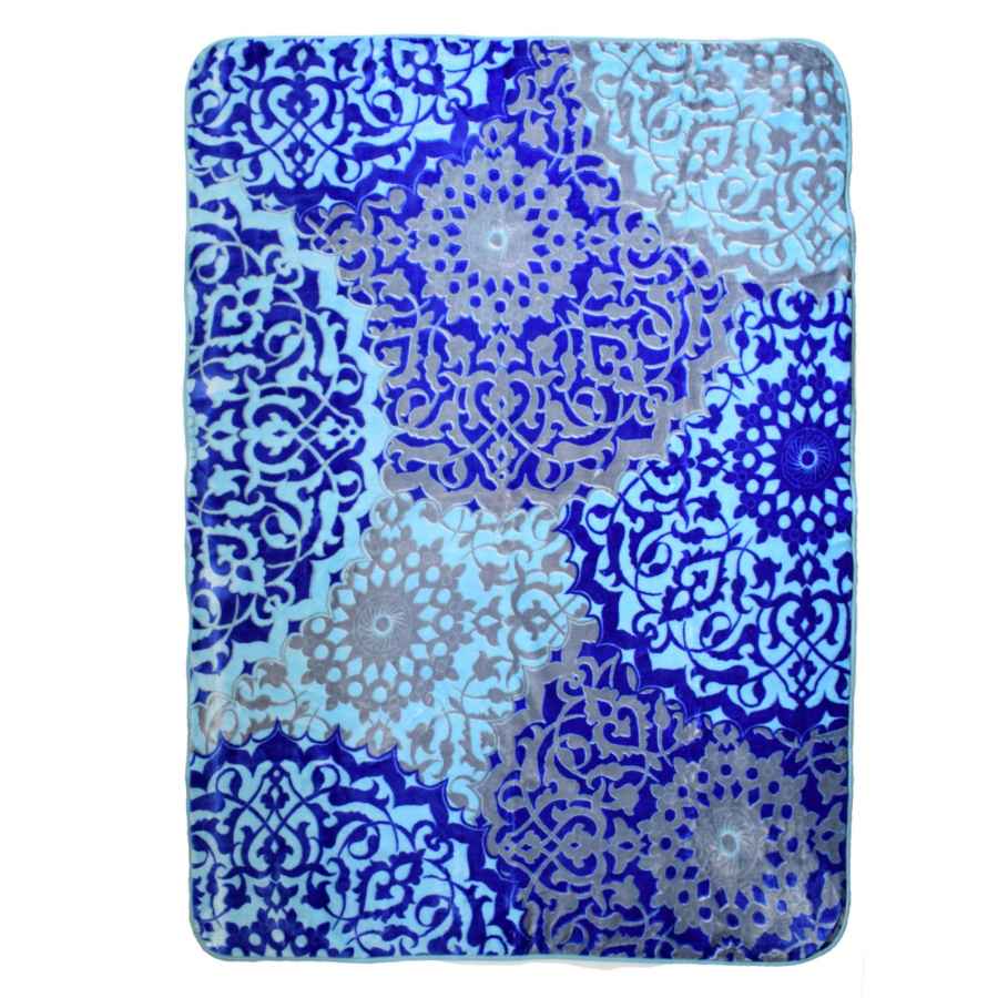 بطانية سرير فردي إيرانية من جولبافت بموديل البحر الأزرق