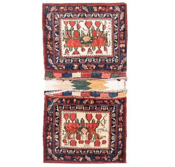 حقيبة سرج إيرانية عتيقة – مصنوعة يدويًا ومستعملة 456604