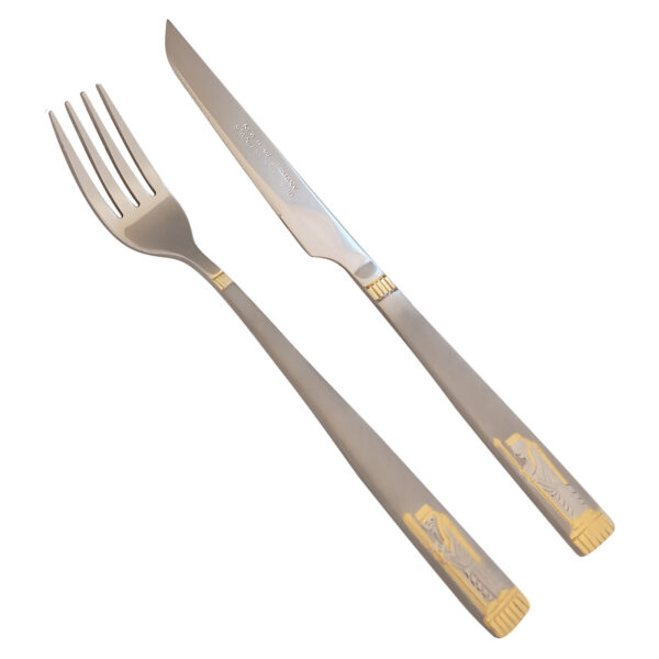 مجموعة سكاكين وشوك 12 قطعة نموذج أخمينيش